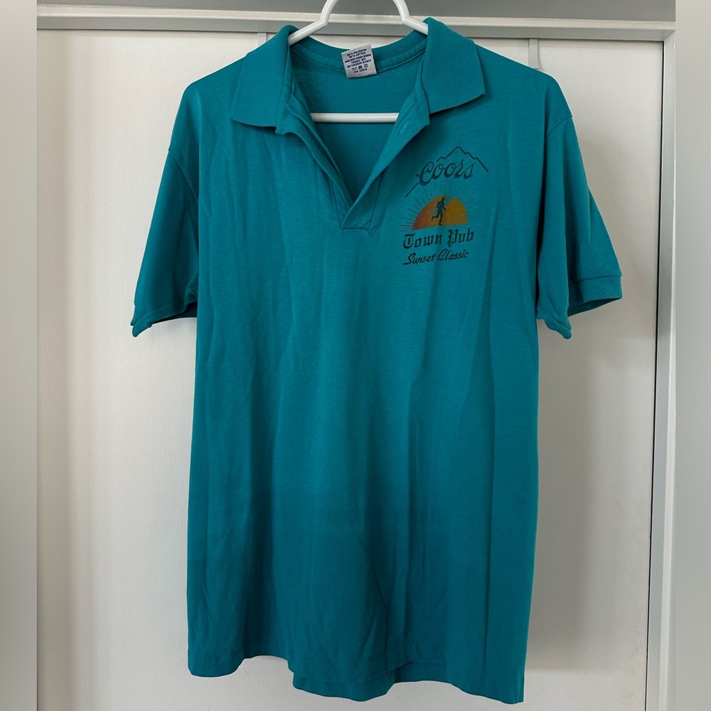 Coors Beer Polo Shirt - L